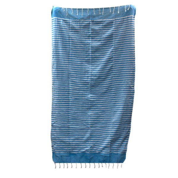 Cotton Pario Towel - 100x180 cm - Sky Blue - Image 5
