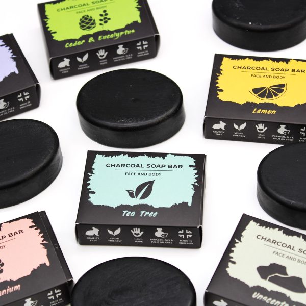 Charcoal Soap 85g - Eucalyptus & Cedarwood - Image 4