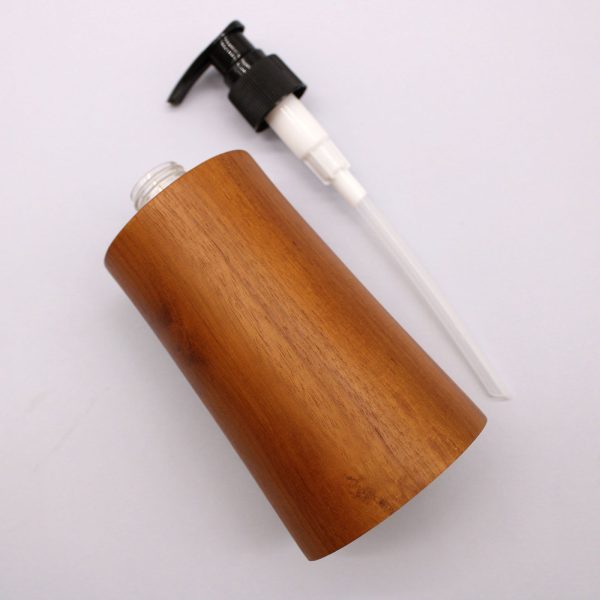 Natural Teakwood Soap Dispenser - Taper - Image 12