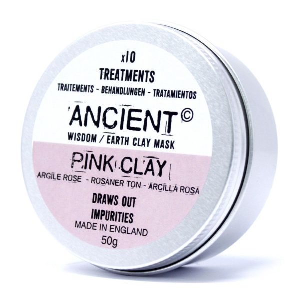 Pink Clay Face Mask 50g - Image 2