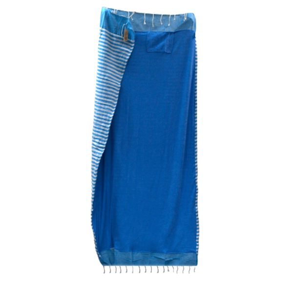 Cotton Pario Towel - 100x180 cm - Sky Blue - Image 7