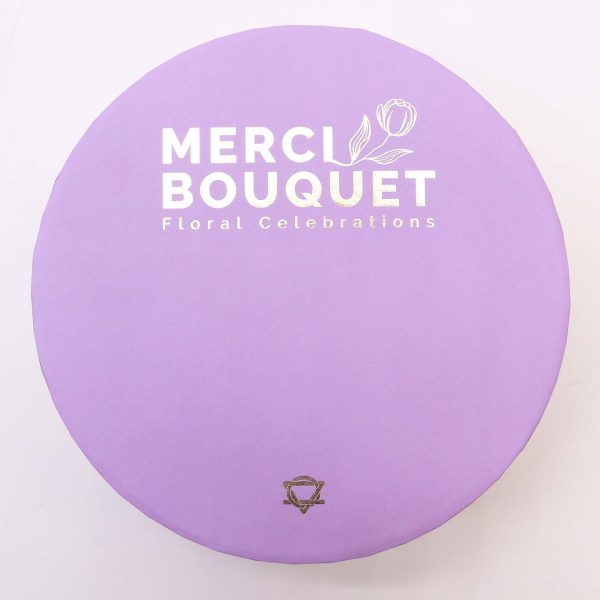 Round Box - Lavender Rose & Carnation - Image 3