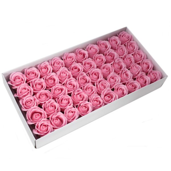 Craft Soap Flowers - Med Rose - Blush - Image 2