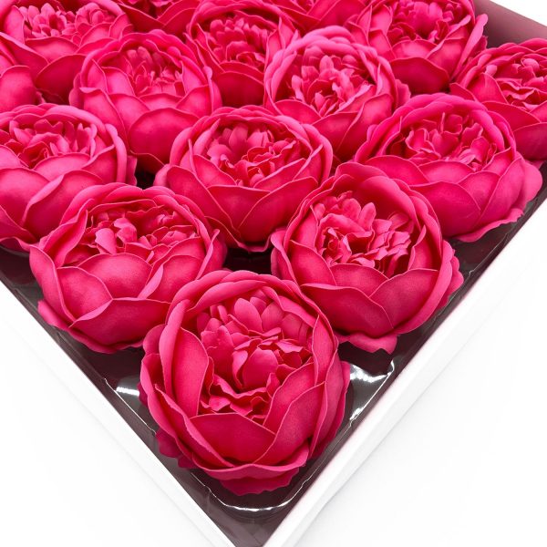 Craft Soap Flower - Ext Large Peony - Rose - Image 3
