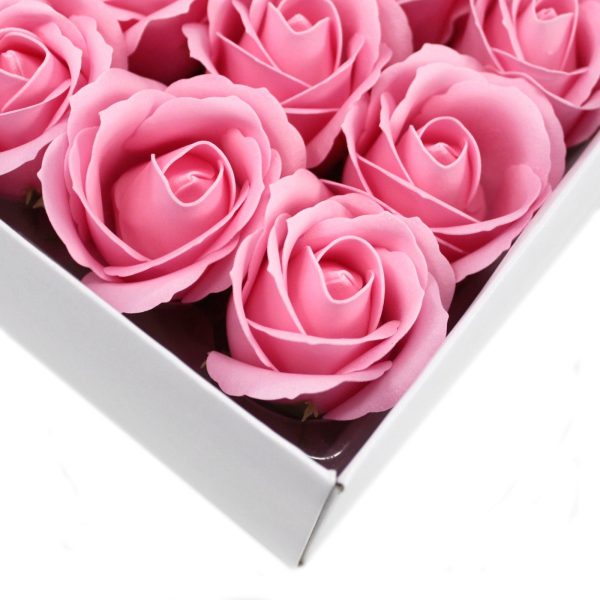 Craft Soap Flowers - Med Rose - Blush - Image 3