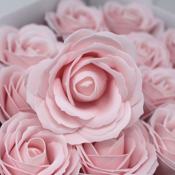 Craft Soap Flowers - Lrg Rose - Pink - Image 3
