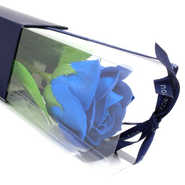 Single Rose - Blue  Rose - Image 2