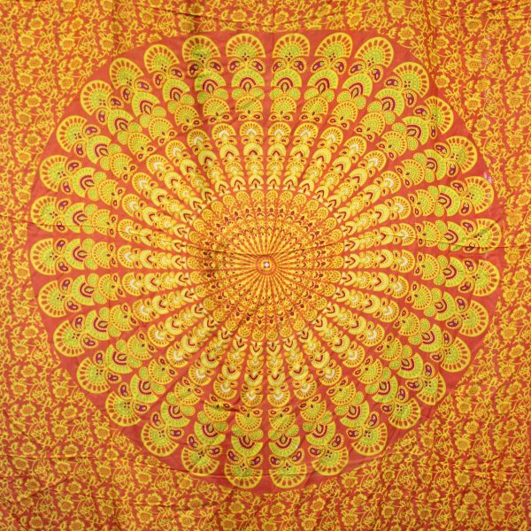 Lime Orange Mandala Sarongs - Image 3