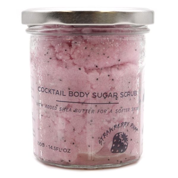 Fragranced Sugar Body Scrub - Strawberry Rum 300g - Image 5