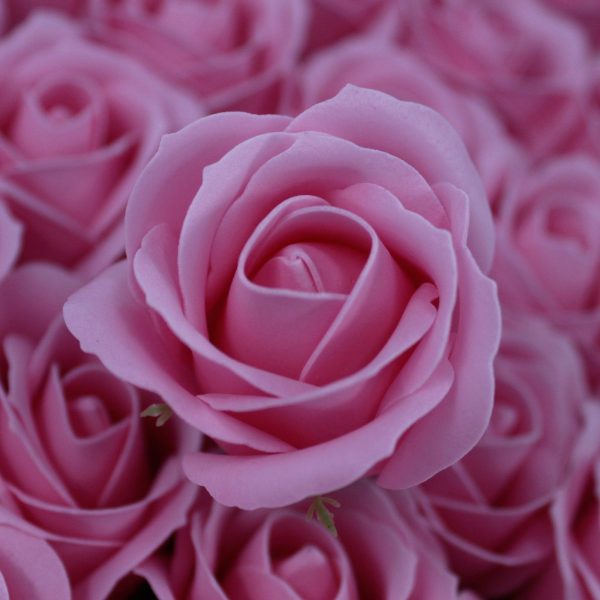 Craft Soap Flowers - Med Rose - Blush - Image 4