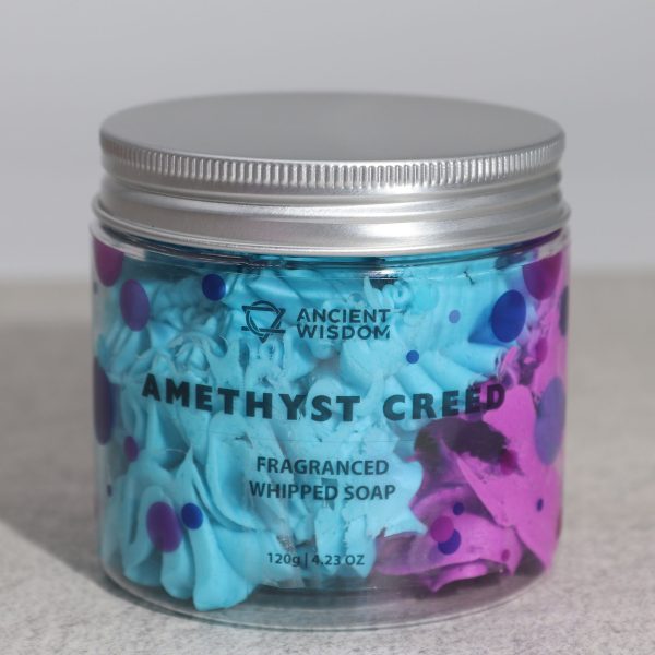 Amethyst Creed Whipped Cream Soap 120g - Image 2