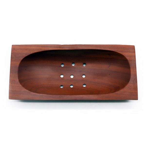 Classic Mahogany Soap Dish - Rectangle - Image 2