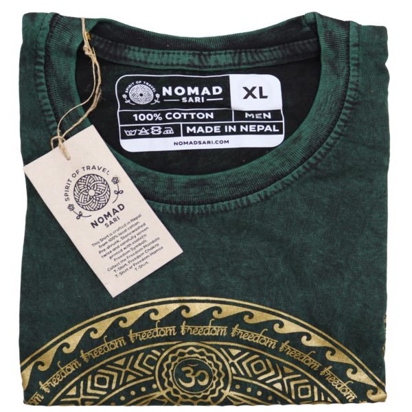 XLarge Stone Washed T-Shirt - Chakra - Green - Image 2