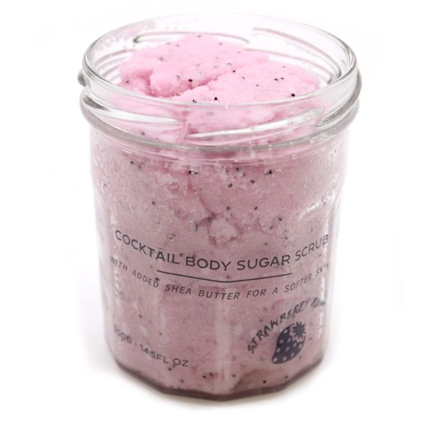 Fragranced Sugar Body Scrub - Strawberry Rum 300g - Image 9