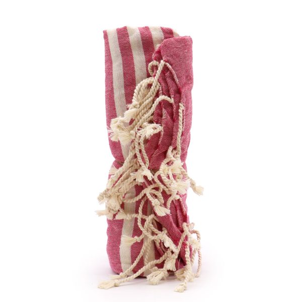 Cotton Pario Throw - 100x180 cm - Hot Pink - Image 2