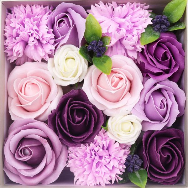 Square Box - Lavender Rose & Carnation - Image 4