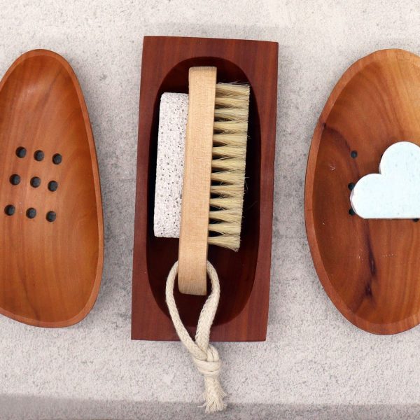 Classic Mahogany Soap Dish - Rectangle - Image 3