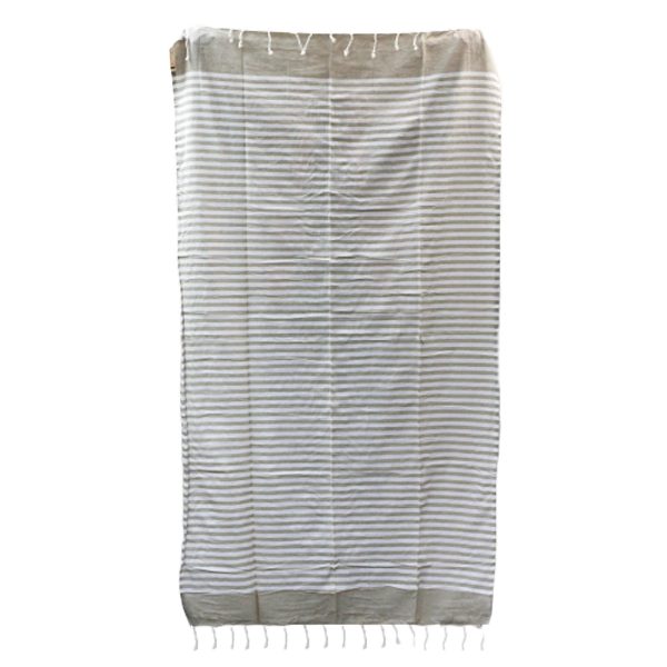 Cotton Pario Towel - 100x180 cm - Warm Sand - Image 3