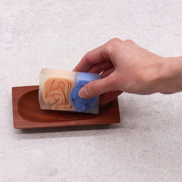 Classic Mahogany Soap Dish - Rectangle - Image 4