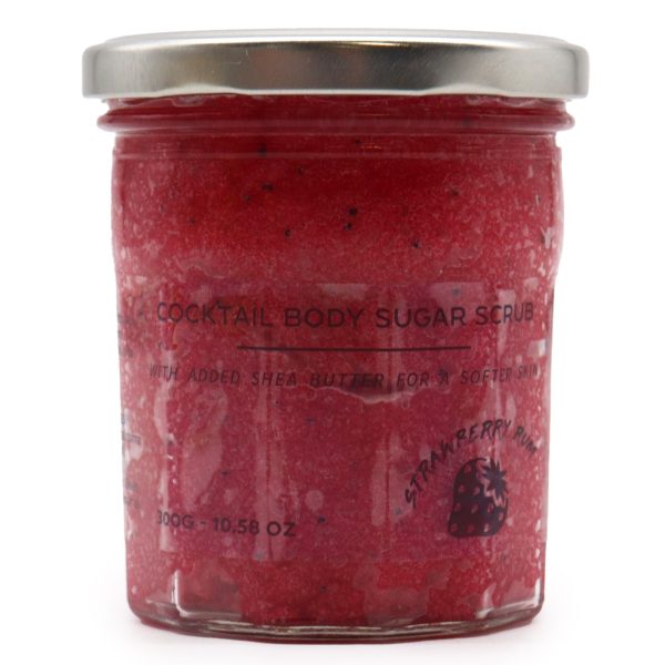 Fragranced Sugar Body Scrub - Strawberry Rum 300g - Image 6