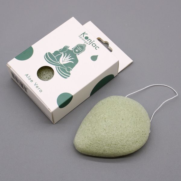 Teardrop Konjac Sponge - Aloe Vera - Healing - Image 2