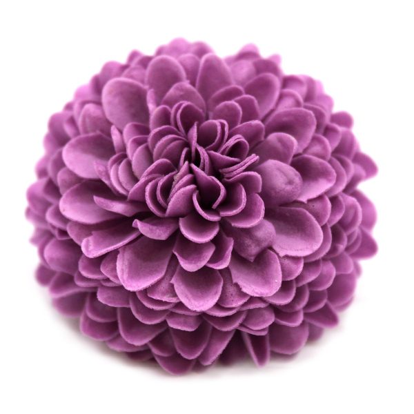 Craft Soap Flower - Small Chrysanthemum - Purple - Image 2