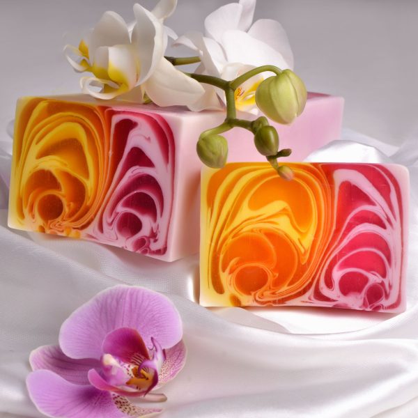 Handcrafted  Soap Loaf  1.2kg  - Orchid - Image 8