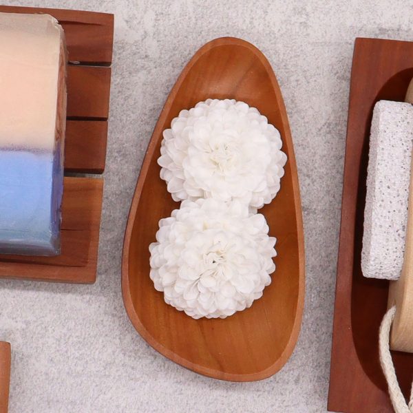 Classic Mahogany Soap Dishes - Image 3