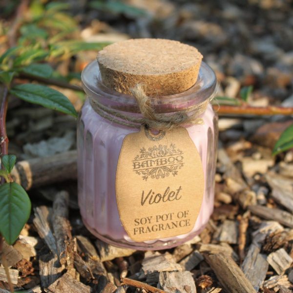 Violet Soy Pot of Fragrance Candles - Image 5