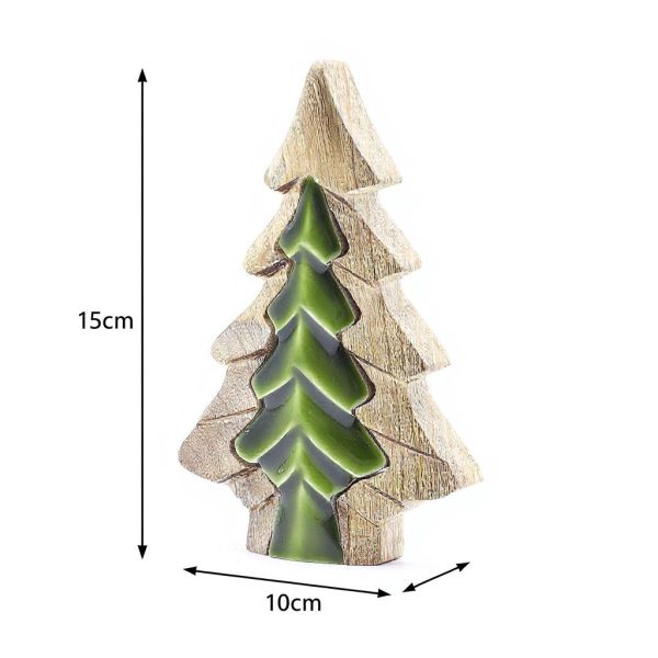 Lost in the Forrest - Small Tree in a Tree Wooden Decoration - 15x10cm - Image 7