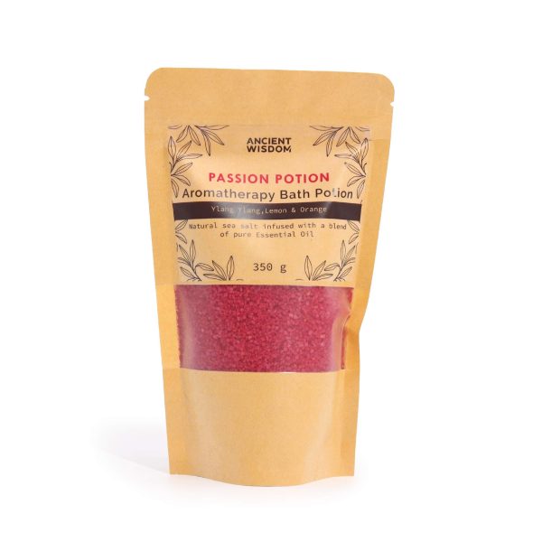 Aromatherapy Bath Potion in Kraft Bag 350g - Passion - Image 3