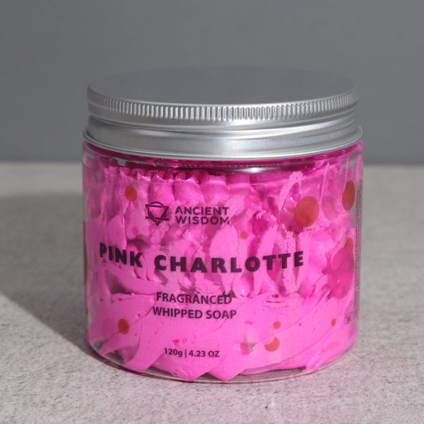 Pink Charlotte Whipped Cream Soap 120g - Image 2
