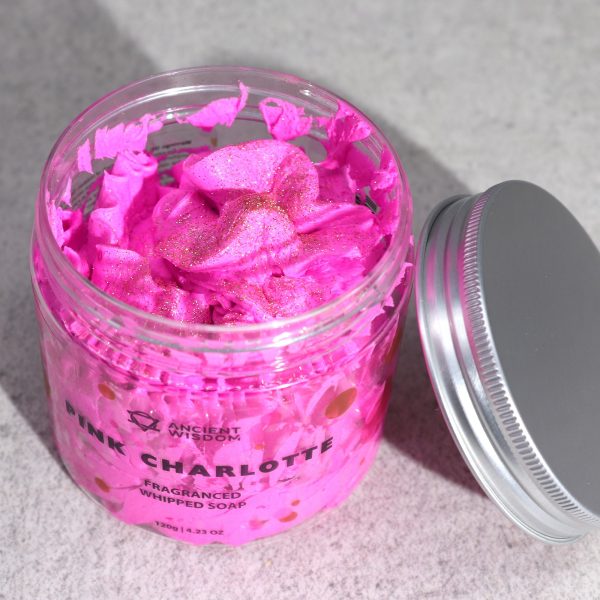 Pink Charlotte Whipped Cream Soap 120g - Image 3