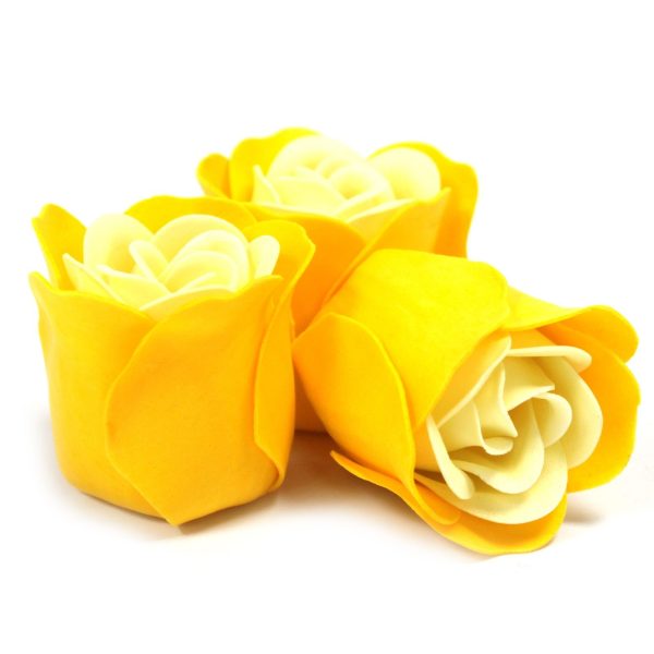 Set of 3 Soap Flower Heart Box - Spring Roses - Image 3