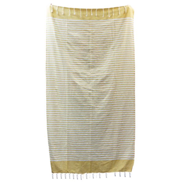 Cotton Pario Towel - 100x180 cm - Sunny Yellow - Image 5