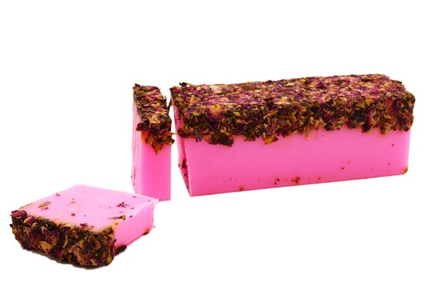Rose & Rose Petals - Soap Loaf - Image 3