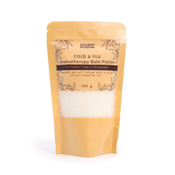 Aromatherapy Bath Potion in Kraft Bag 350g - Colds & Flu - Image 3