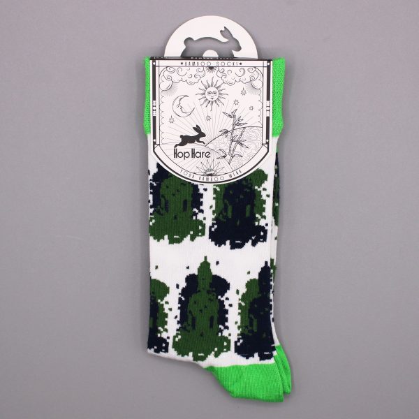 Hop Hare Bamboo Socks M/L - Bali Buddha - Image 2