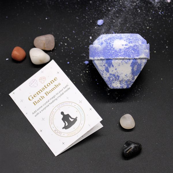 Gemstone Bath Bomb - Raspberry & Pomegranate - Image 6