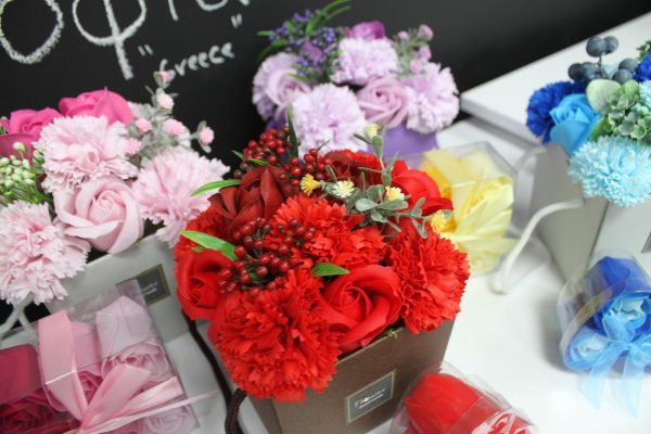 Soap Flower Bouquet - Spring Flowers - Image 3