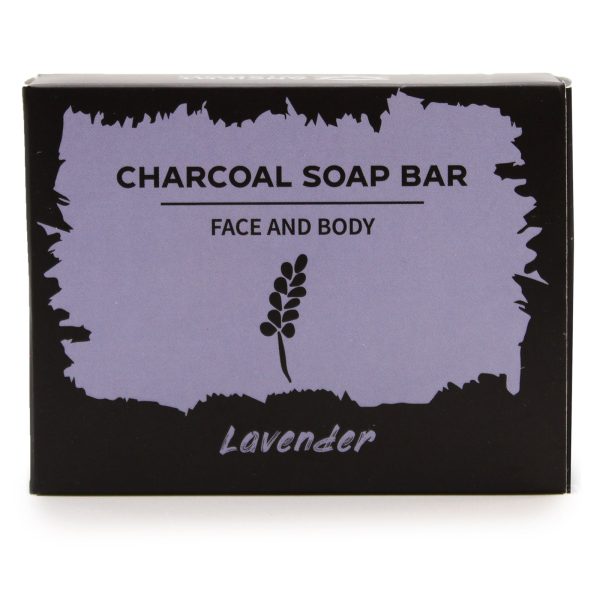 Charcoal Soap 85g - Lavender - Image 3