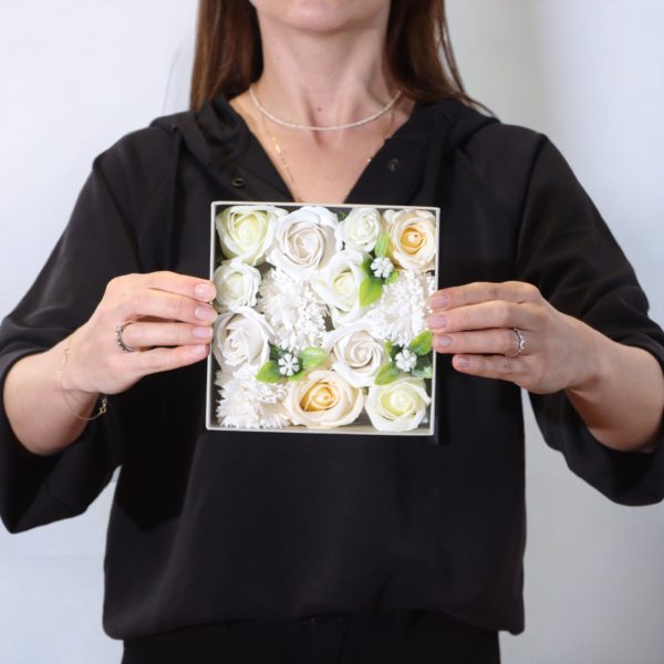 Square Box - Wedding Blessings - White & Ivory - Image 5