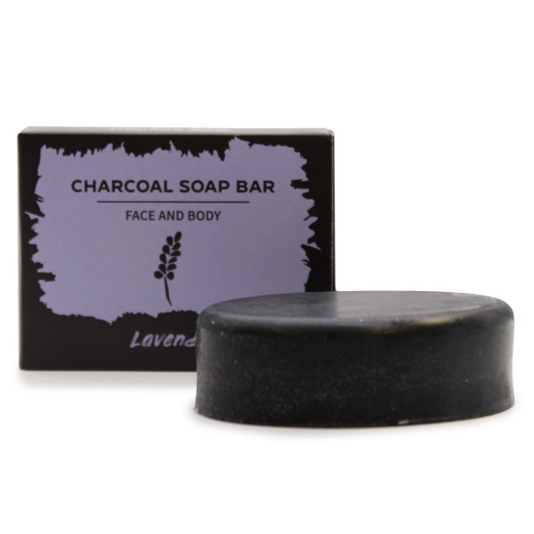 Charcoal Soap 85g - Lavender - Image 4
