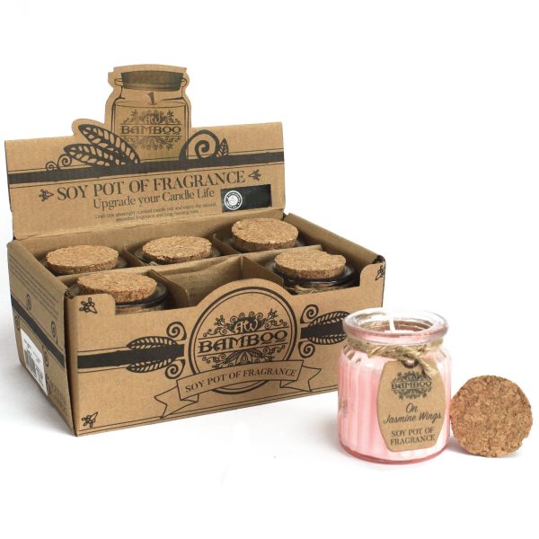 On Jasmine Wings Soy Pot of Fragrance Candles - Image 2