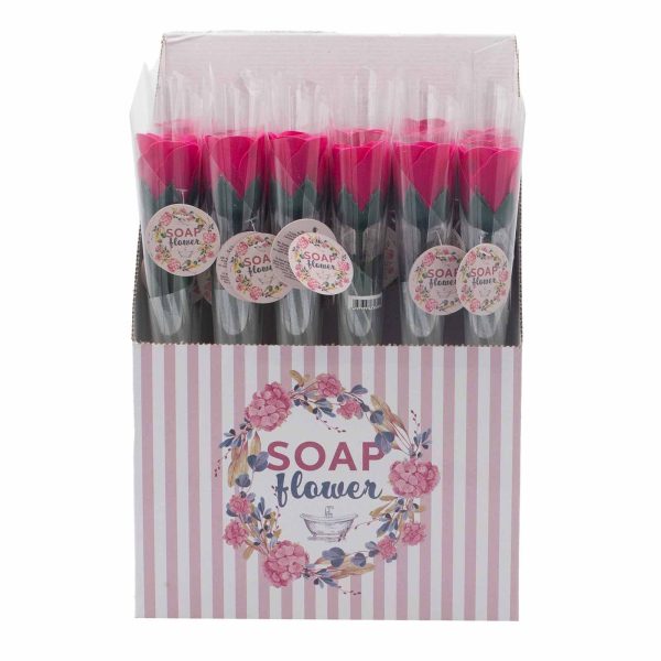 Soap Flower - Small Pink Rose - Image 2