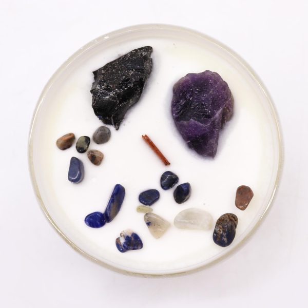 Chakra Crystal Candles - Solar Plexus Chakra - Image 2