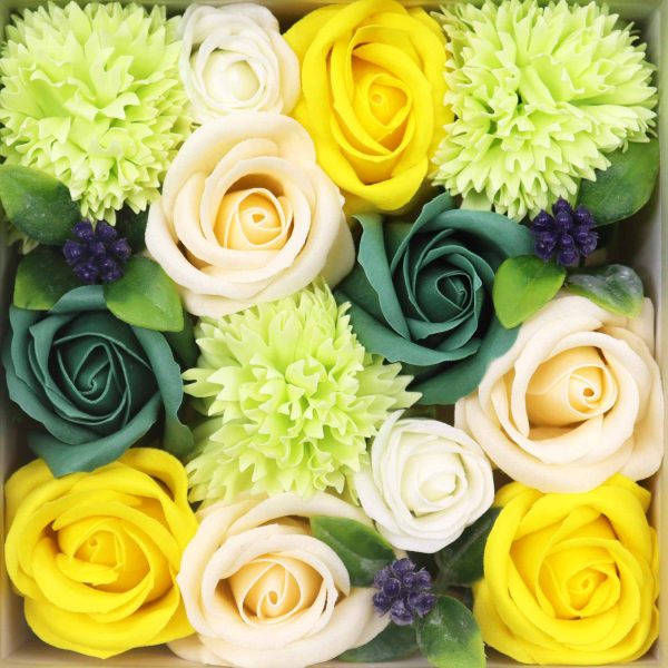 Square Box - Spring Celibrations - Yellow & Greens - Image 4
