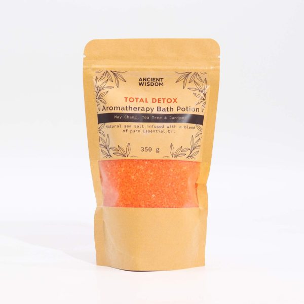 Aromatherapy Bath Potion in Kraft Bag 350g - Total Detox - Image 2