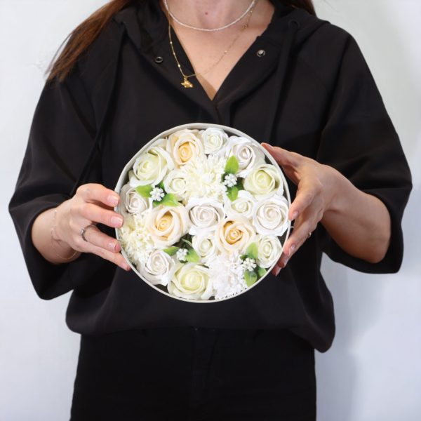 Round Box - Wedding Blessings - White & Ivory - Image 6