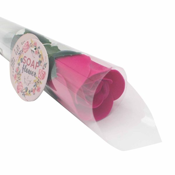 Soap Flower - Small Pink Rose - Image 3